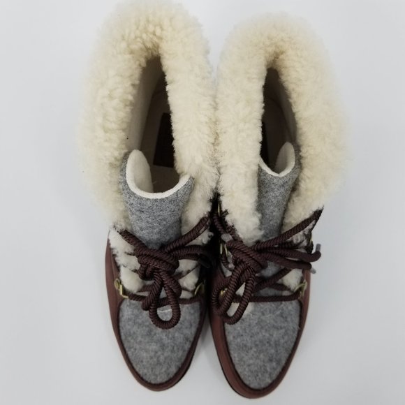 Sorel SneakChic Alpine Winter Boots with Shearling - Picture 4 of 9